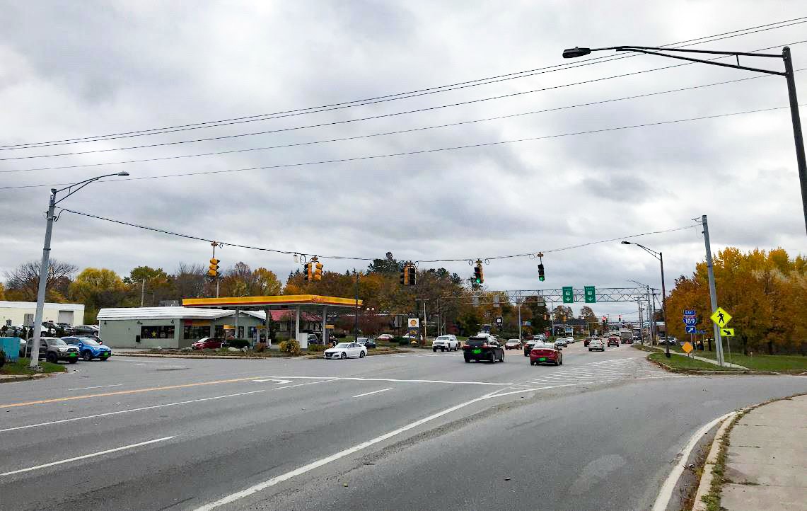 Intersection of US 7 and Swift St